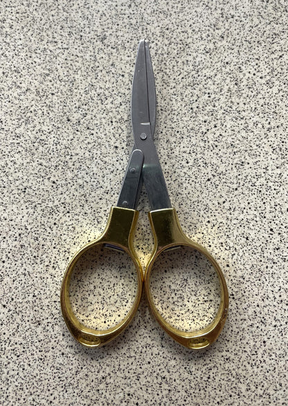 Folding Scissors - Gold