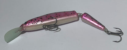 PAN Handmade Lures 100mm 12g Jointed - Pink Black