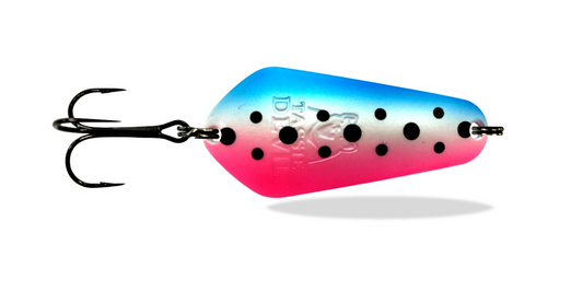 Tasmanian Devil Spoon 12.5g - Rainbow Trout UV