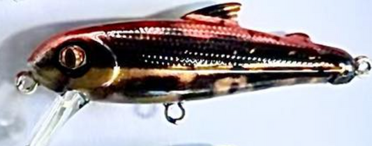 Bullet Lures Five-O Minnow Sinking (Red Tree Frog)