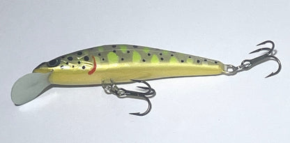 PAN Handmade Lures 72mm 8g Sinking - Silver Green Gold