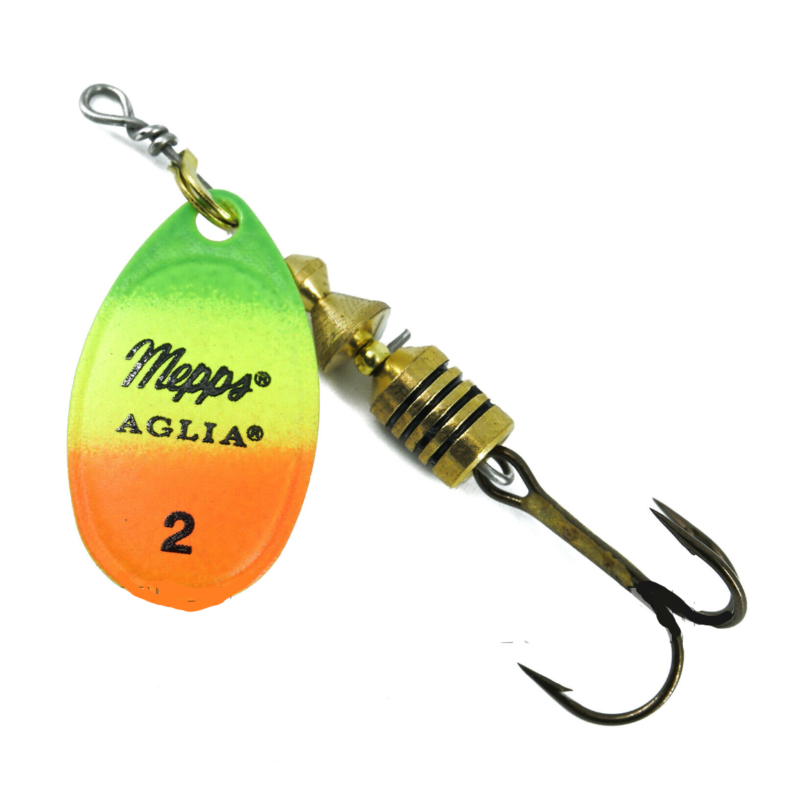Mepps Aglia Fluo- Tigre #2 (Fire Tiger) – Trophy Trout Lures and Fly ...