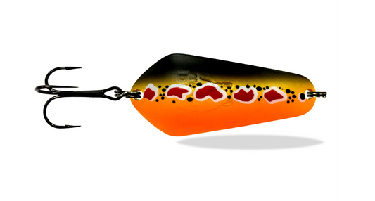 Tasmanian Devil Spoon 9g - Spotted Dog UV