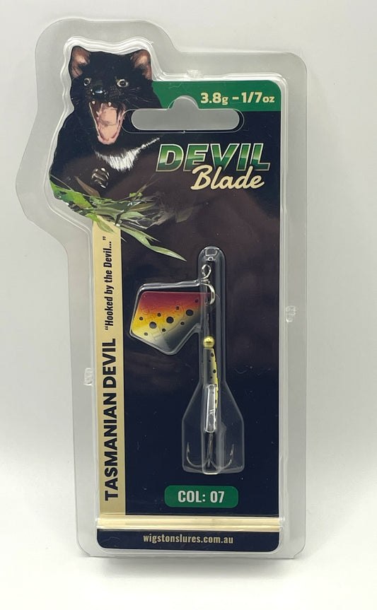 Tasmanian Devil - Devil Blade 3.8g - Spotted Dog