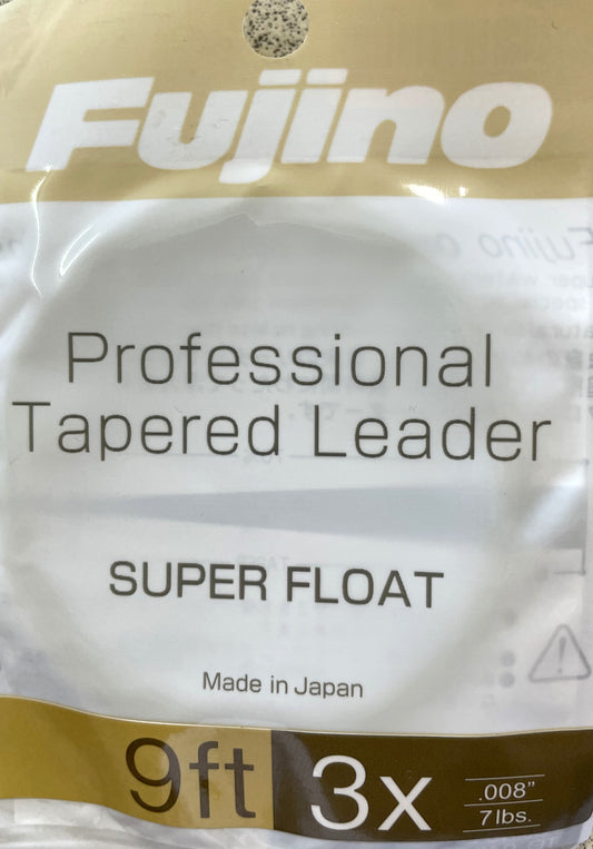 Fujino Super Float Leader 9ft 3X (7lb)