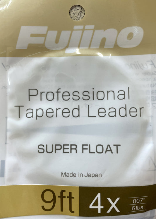 Fujino Super Float Leader 9ft 4X (6lb)