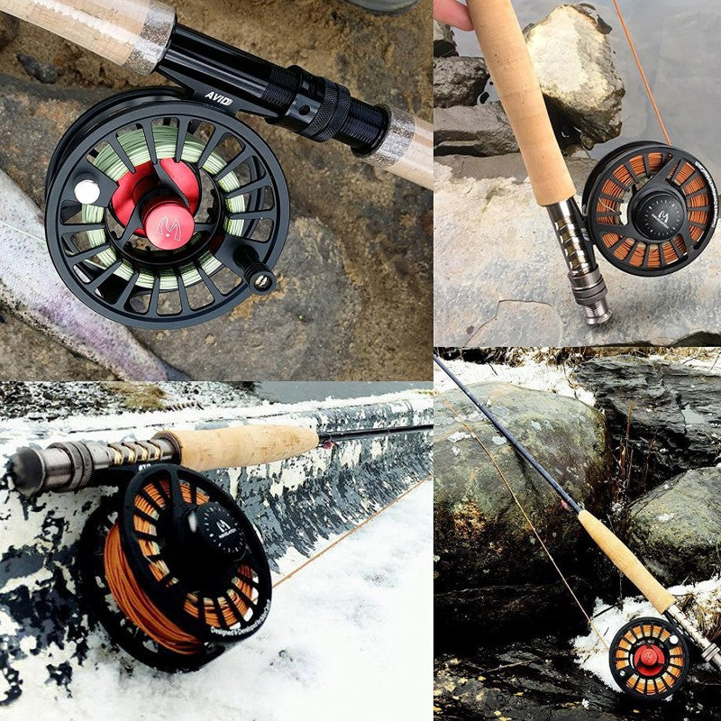 Maxcatch Avid Fly Reel - Black