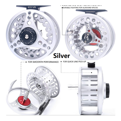 Maxcatch ECO New Starter Fly Reel - Silver