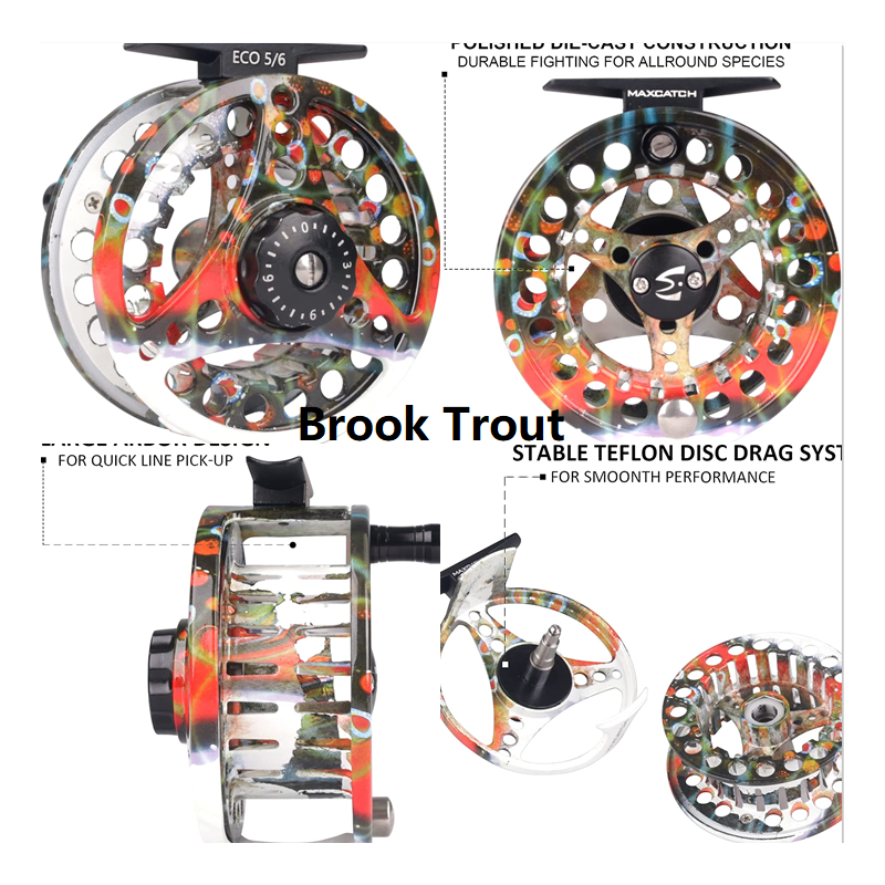 brook trout fly reel Maxcatch ECO New Starter Fly Reel
