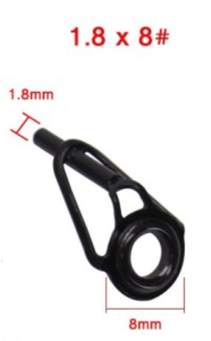 Fishing Rod Tip Guide (1.8mm x 8mm) – Trophy Trout Lures and Fly Fishing Fishing Rod Tip Guide (1.8mm x 8mm) – Trophy Trout Lures and Fly Fishing