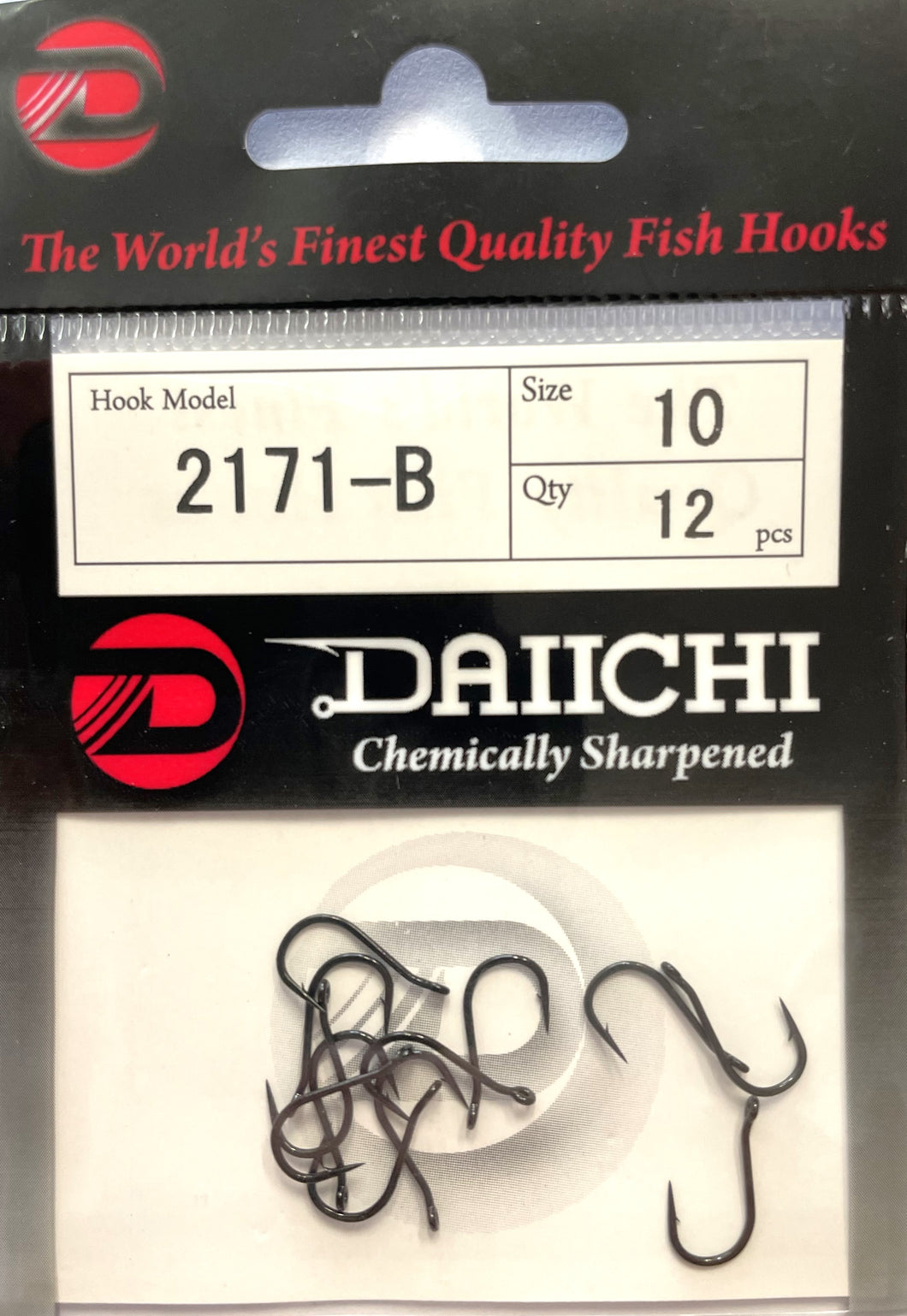 DAIICHI 2171-B Series Hooks - Size 10 (12pk)