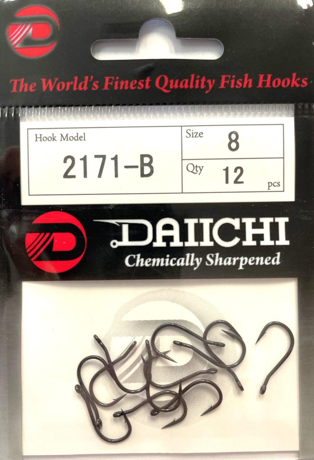 DAIICHI 2171-B Series Hooks - Size 8 (12pk)