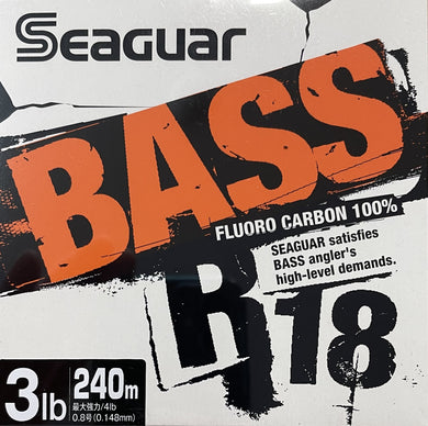 Seaguar R18 Bass 100% Fluorocarbon 240m - 3lb