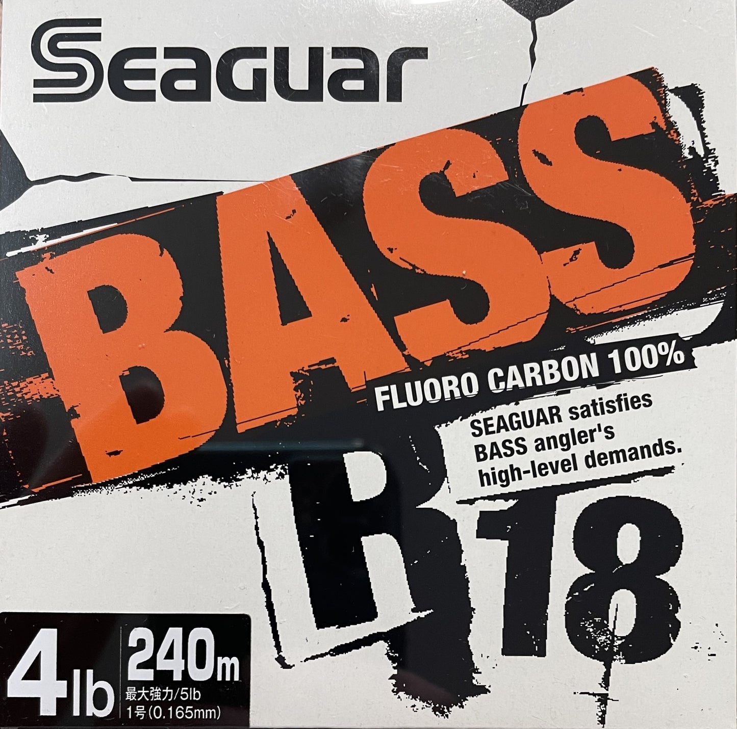 Seaguar R18 Bass 100% Fluorocarbon 240m - 4lb