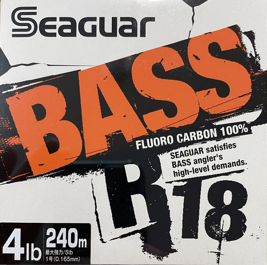 Seaguar R18 Bass 100% Fluorocarbon 240m - 4lb