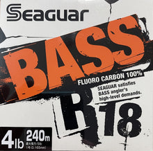 Load image into Gallery viewer, Seaguar R18 Bass 100% Fluorocarbon 240m - 4lb