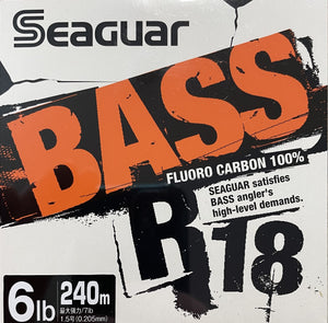 Seaguar R18 Bass 100% Fluorocarbon 240m - 6lb