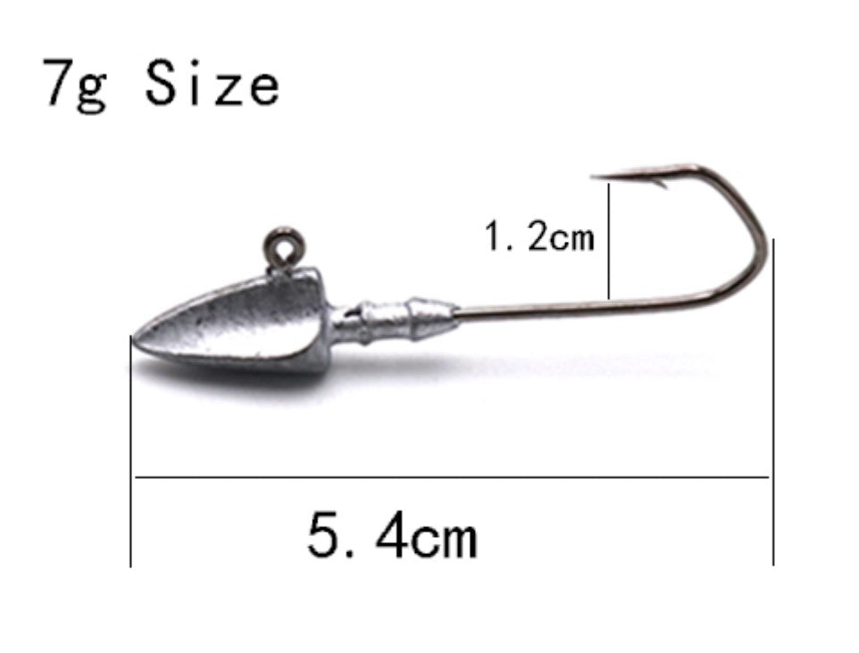 Dragon Jig Head V-Point Micro - Hook #2 / 4.0g – Trophy Trout Lures and Fly  Fishing