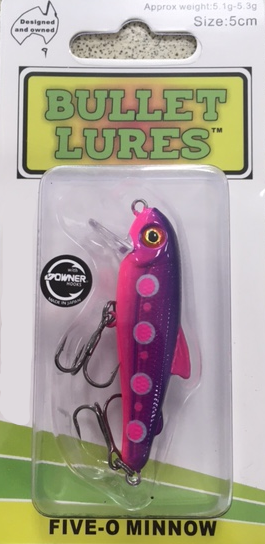Bullet Lures Five-O Minnow Suspending + Rattling (Angolina)