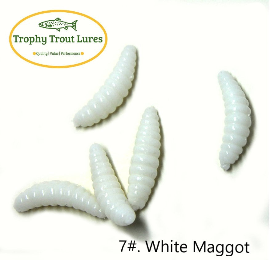 Artificial Maggots/Grubs 25pk – Trophy Trout Lures and Fly Fishing