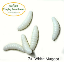Load image into Gallery viewer, Artificial Maggots/Grubs 25pk