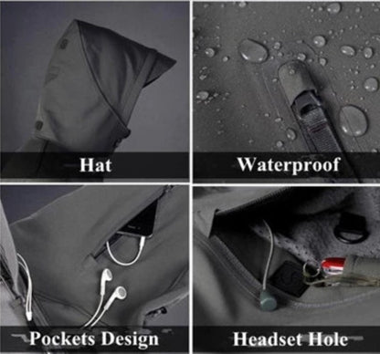 Waterproof Softshell Jacket - Black