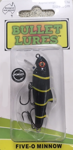 Bullet Lures Five-O Minnow Sinking (Bumble Bee)