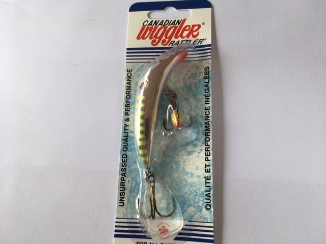 Canadian Wiggler - Flatfish Rattler (Chartreuse Shiner)