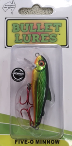 Bullet Lures Five-O Minnow Sinking (Christmas Beetle)