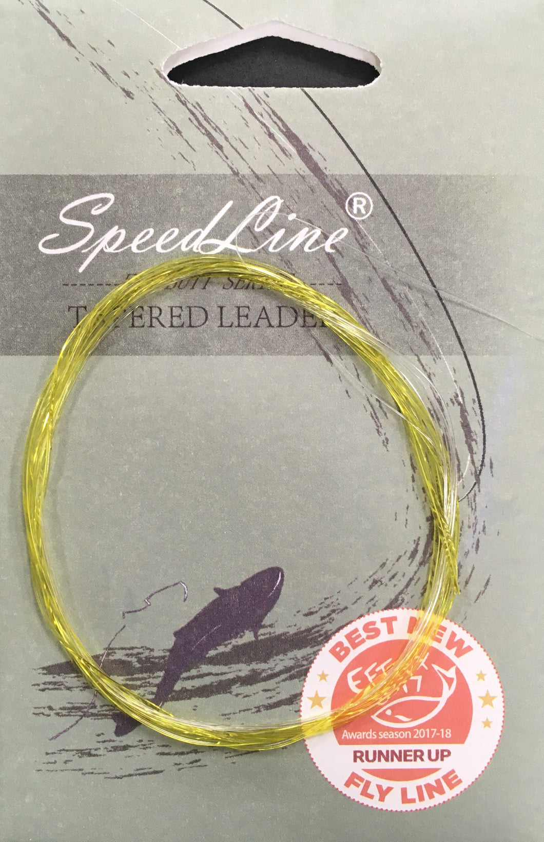 Flat Butt Tapered Leader 9ft 3X - Yellow to Clear