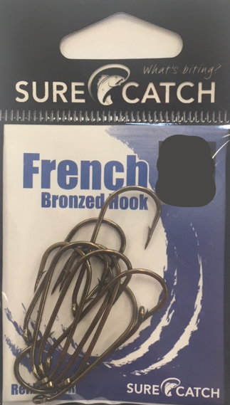 SureCatch Bronzed French Forged Hooks (Sizes #1 to #7/0)