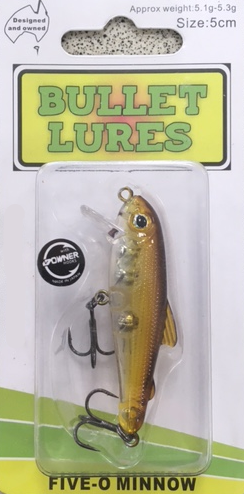 Bullet Lures Five-O Minnow Suspending + Rattling (Galaxia)