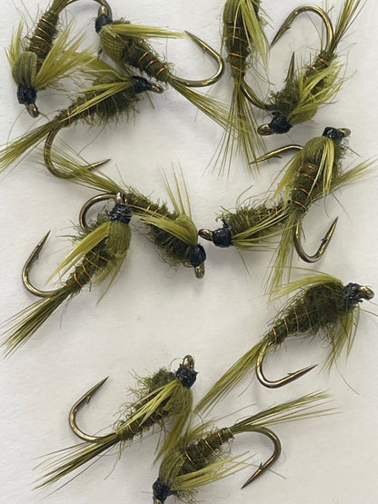 Seals Fur Nymph - Green #12