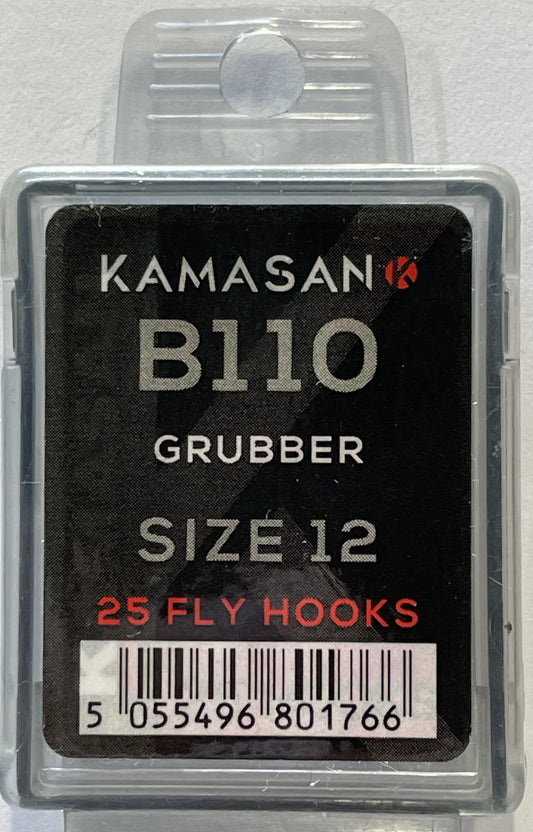 Kamasan B110 Grubber Fly Hooks (Size 12)