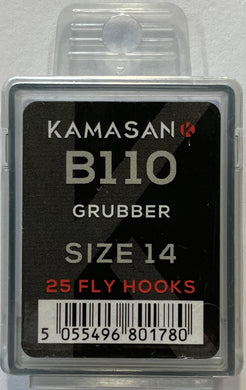 Kamasan B110 Grubber Fly Hooks (Size 14)