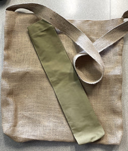 Wading Bag - Hessian with Net Pouch #A