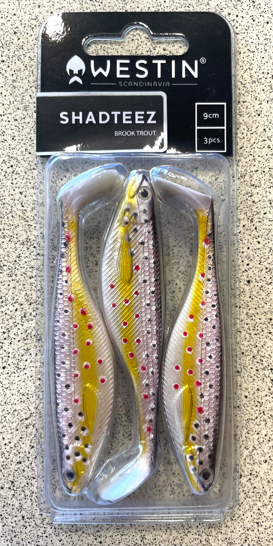 WESTIN Shadteez  9cm (3pk) - Brook Trout