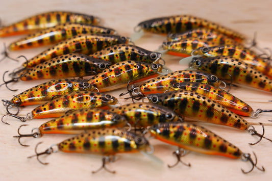PAN Handmade Lures 45mm 4g Sinking - Golden Brown Trout
