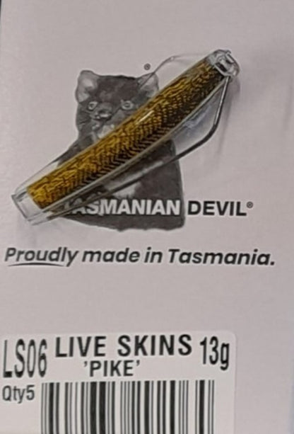 Tasmanian Devil 13.5g 'Live Skins' - LS06 Pike