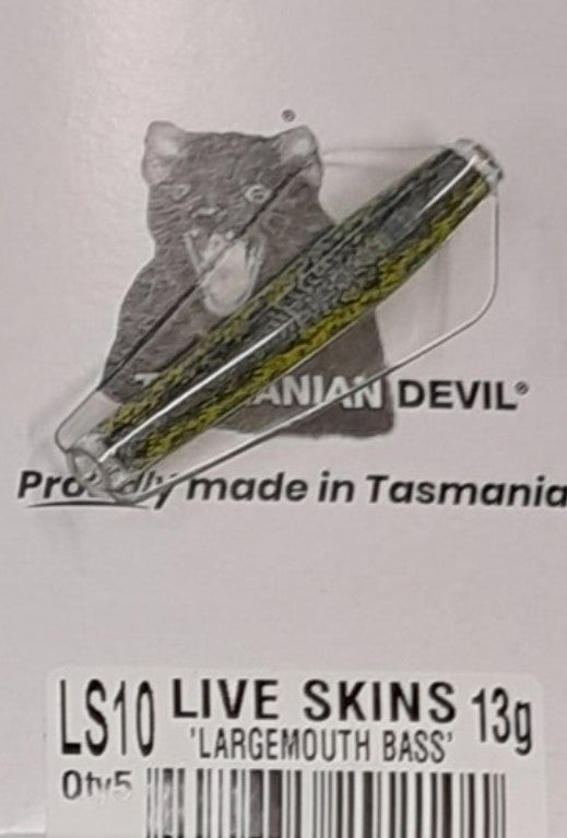 Tasmanian Devil 13.5g 'Live Skins' - LS10 Largemouth Bass