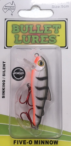 Bullet Lures Five-O Minnow Sinking (Pacey's Perch)