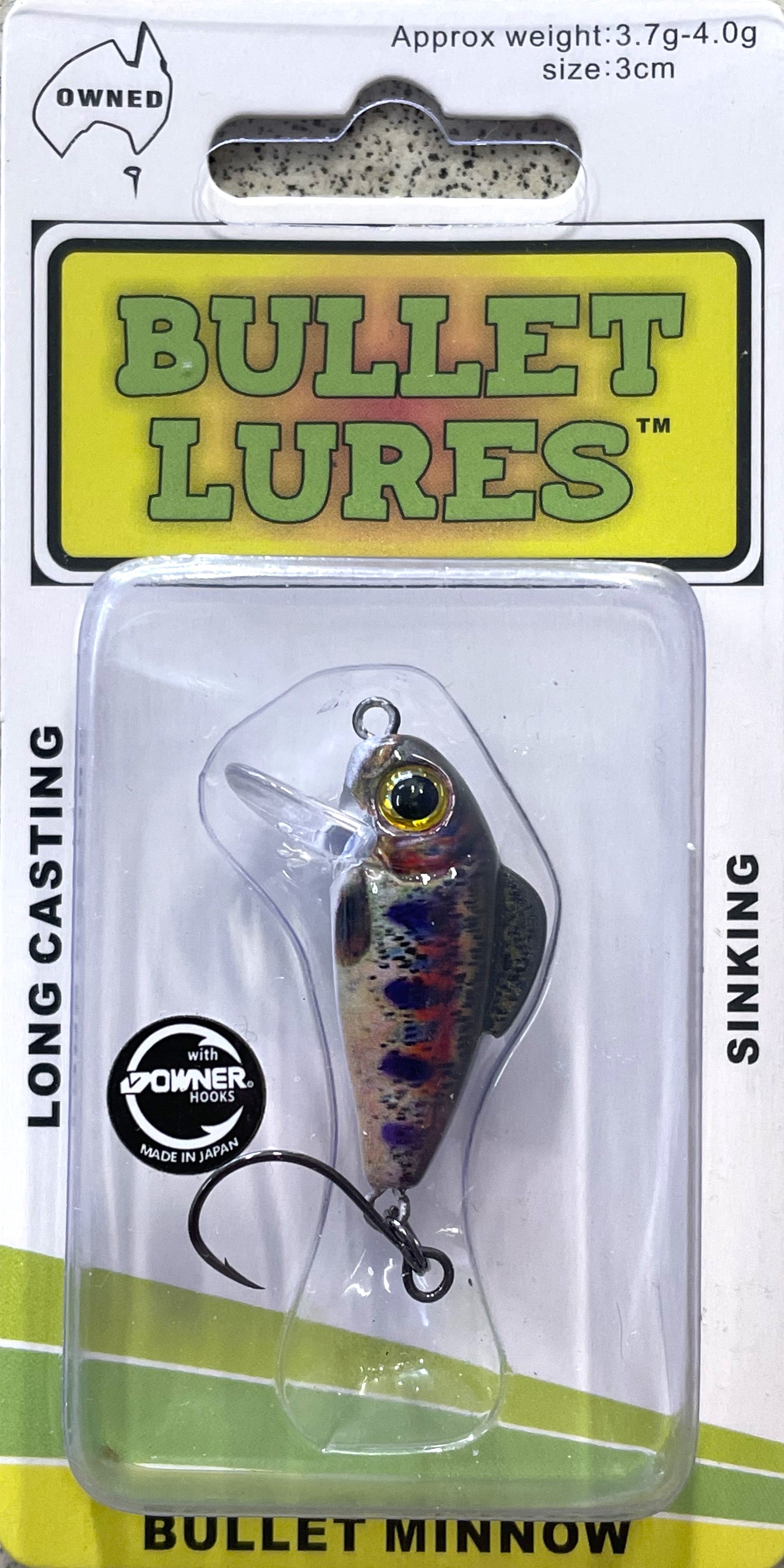 Bullet Lures - Bullet Minnow (Rainbow Trout Parr) – Trophy Trout Lures and  Fly Fishing