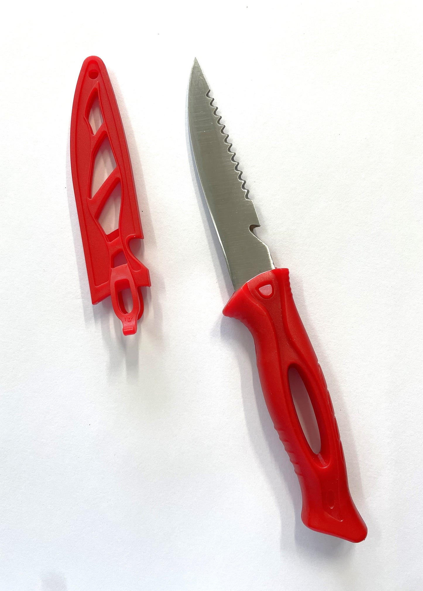 Bait Knife 4" - Red