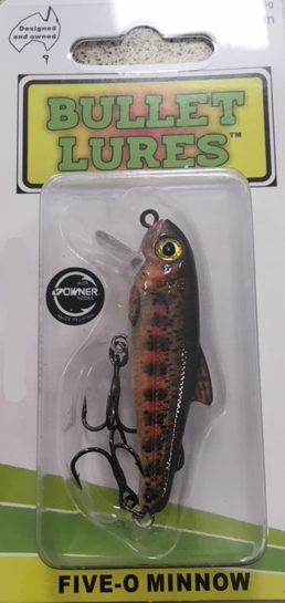 Bullet Lures Five-O Minnow Suspending + Rattling (Redband Trout)