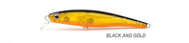 Pro Lure ST72 Minnow - Shallow (Black and Gold)