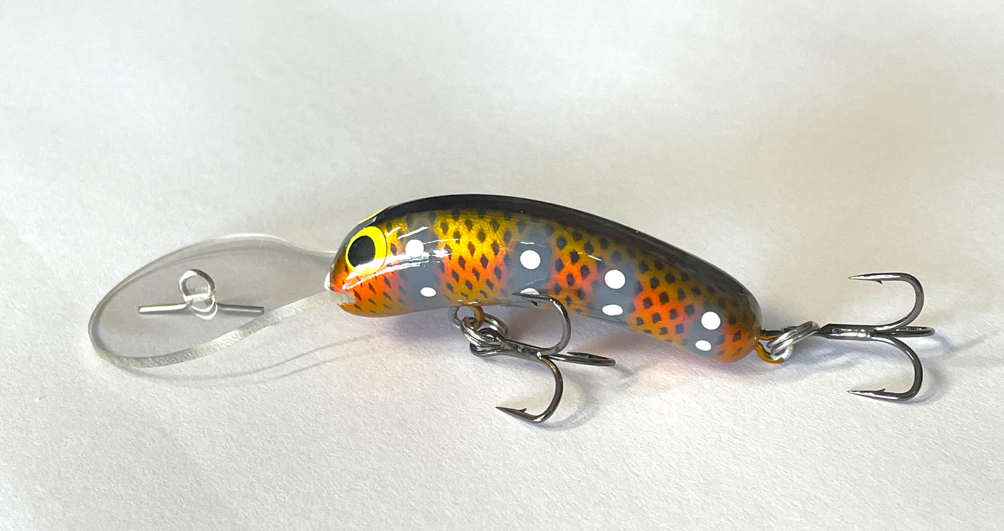Australian Crafted Lures - Slim Invader 50mm 18ft (Spotted Dog)