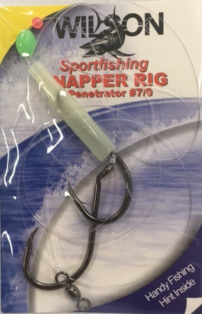 Wilson Sportfishing Snapper Rig with 2 x Penetrator #7/0 Hooks