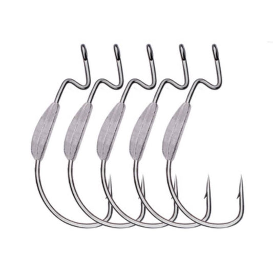 Weighted Bait Hook - #1/0 1.5g (5 Pack)