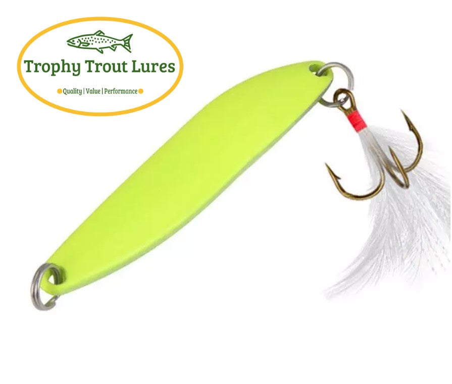 Lumin Spoon Luminous Spoon - 50mm 5g – Trophy Trout Lures and Fly Fishing
