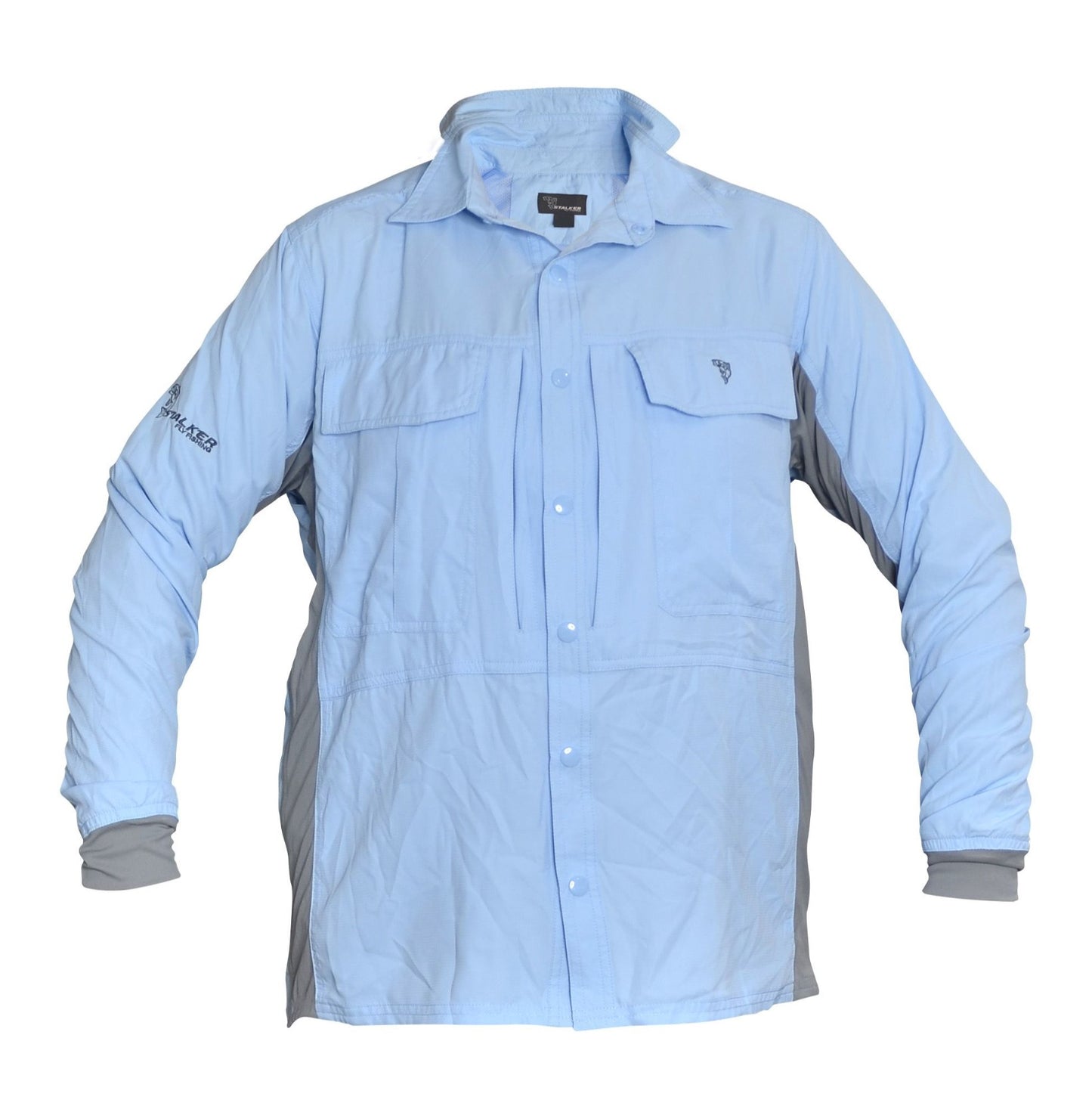 Stalker Flex-Fit Fishing Shirt - Blue